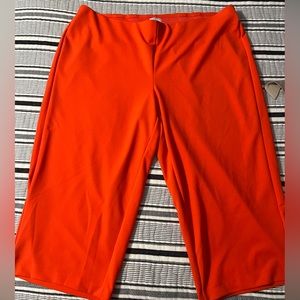 Loft Plus, size 20, orange wide leg crops